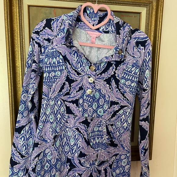 Tops - Lilly Pulitzer Buttoned Popover